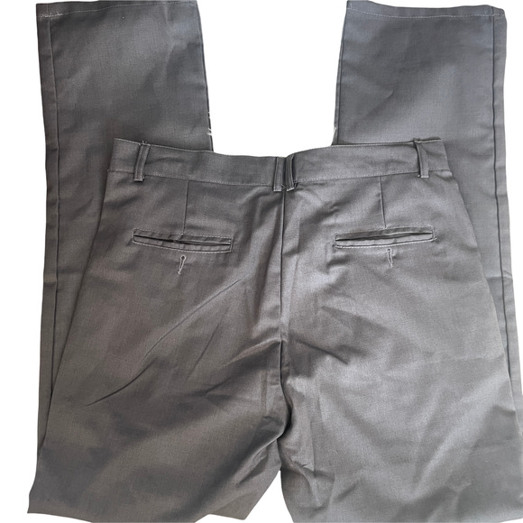 Delie Men's Lightweight Quality Gray Dress Pants Size XXL 34 x 30 NWT - Picture 4 of 7